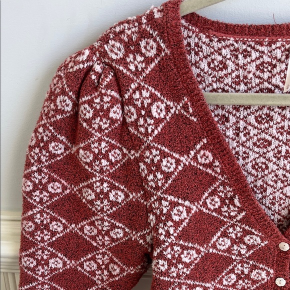 Free People Patterned Sweater. NWOT - Picture 4 of 7